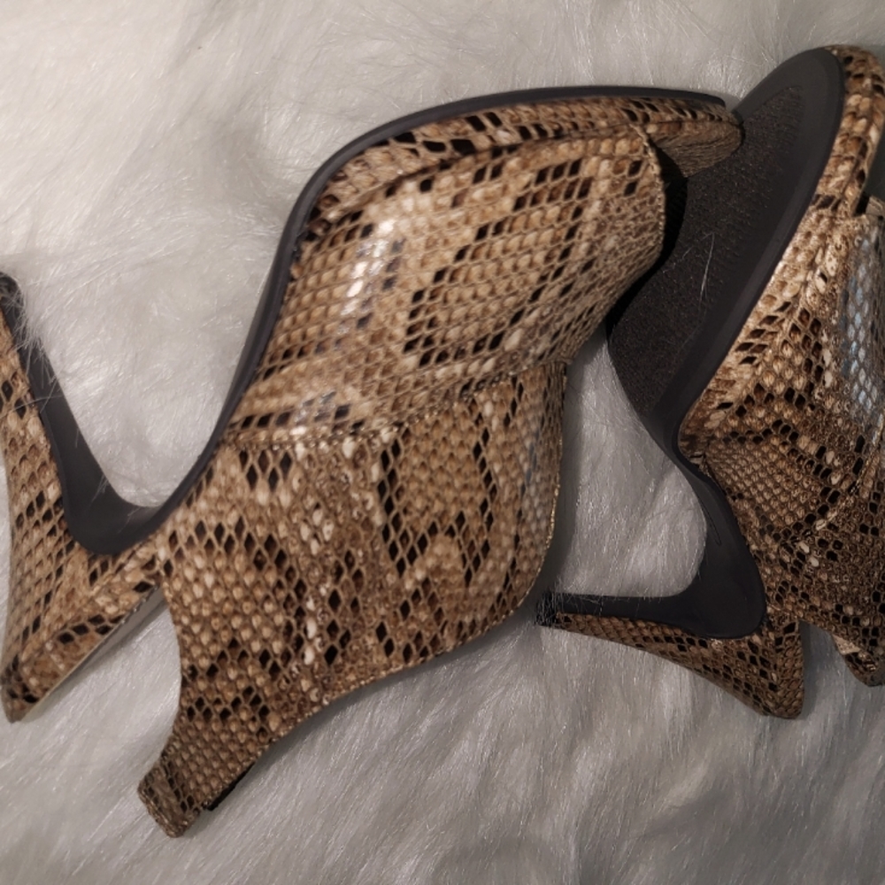 Animal print heels